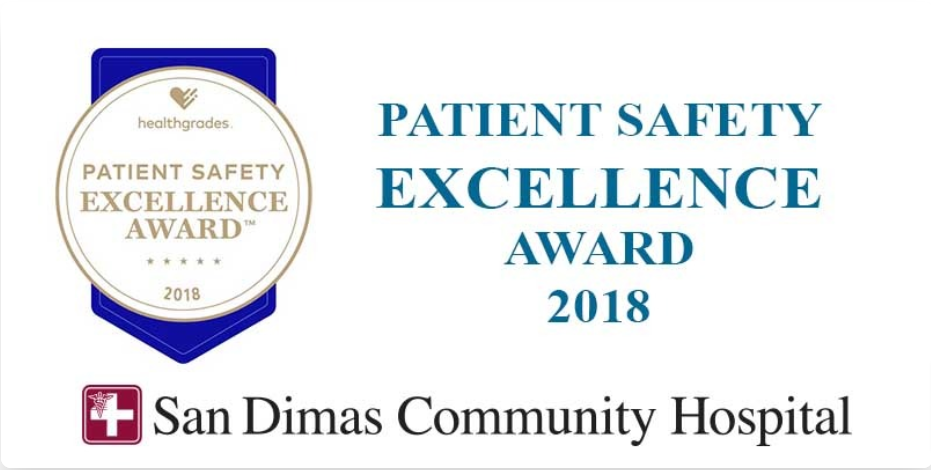 San Dimas Community Hospital Receives Healthgrades 2018 Patient Safety Excellence Award