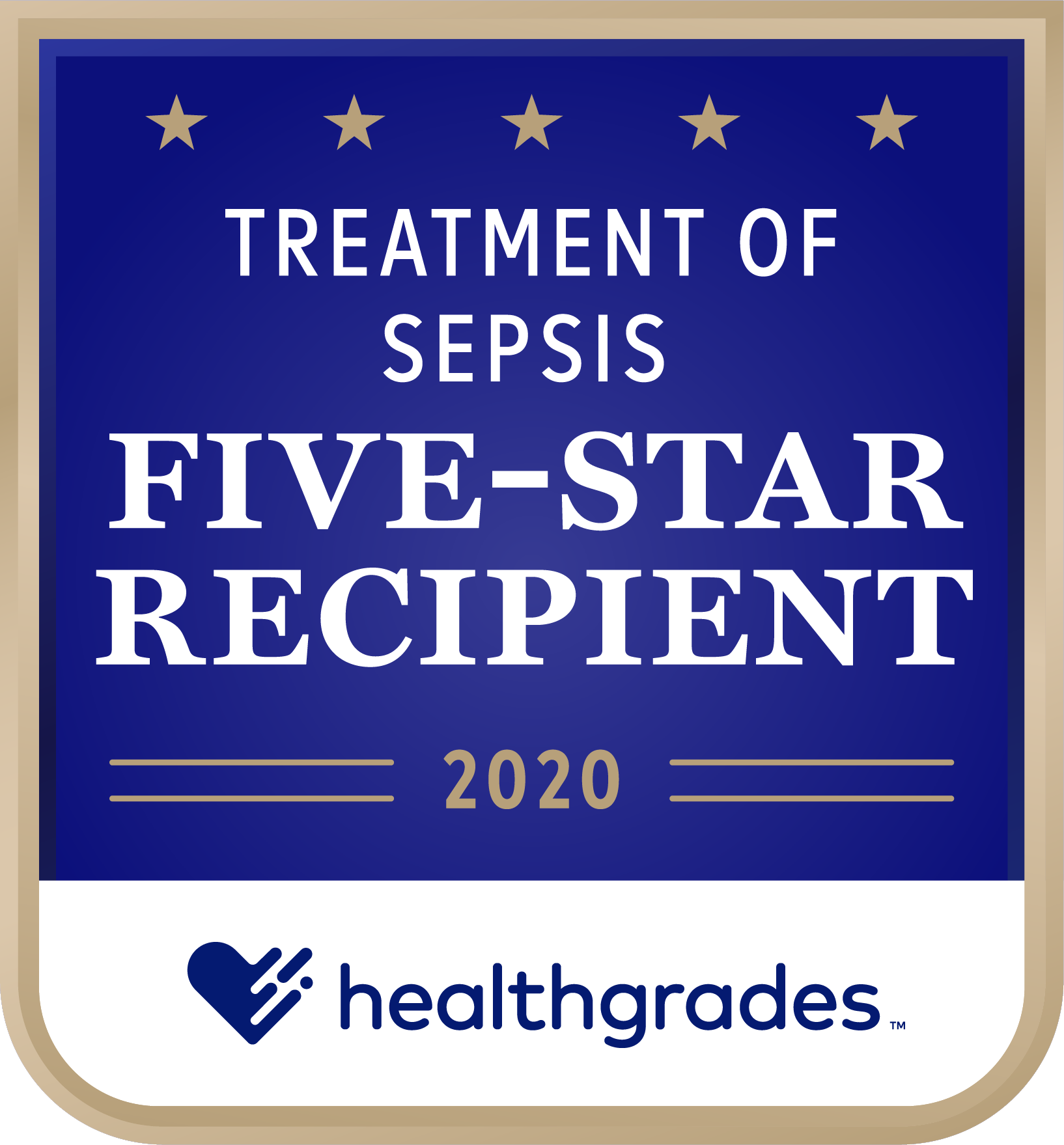 2020 Five-Star for Treatment of Sepsis