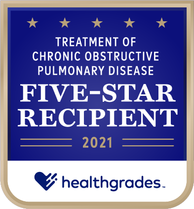 2021 Five-Star for Treatment of Chronic Obstructive Pulmonary Disease