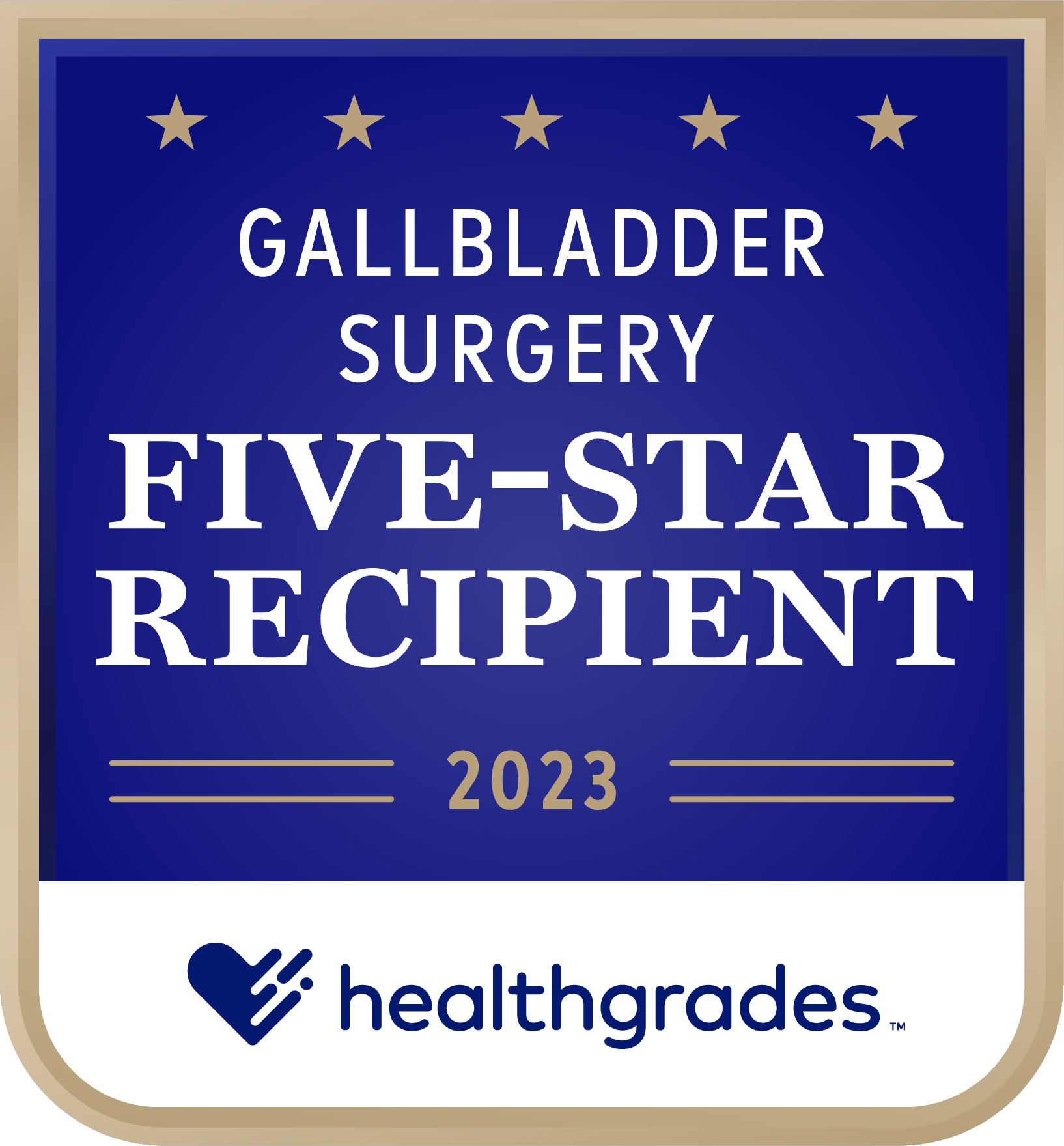 Healthgrades 2023 Five-Star for Gallbladder Surgery