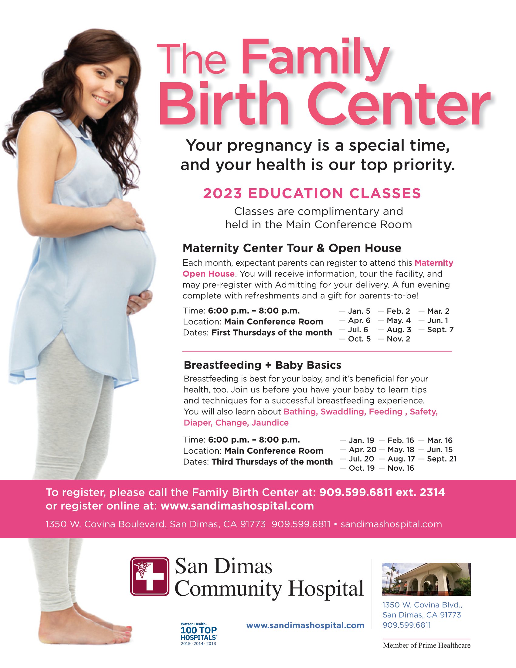 2023 SDCH Maternity Classes Flyer